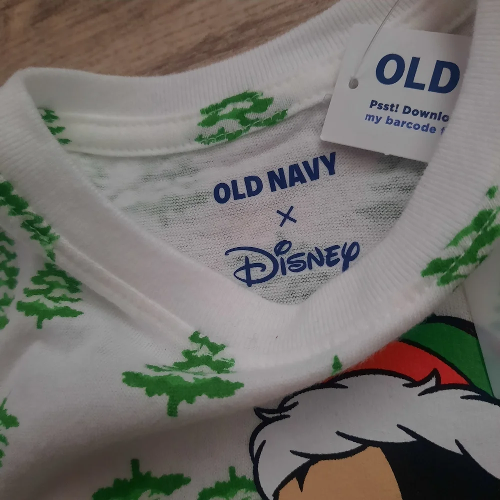 Old Navy x Disney Kids Mickey Mouse Holiday Tee